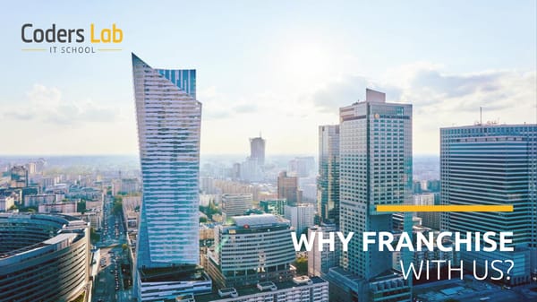 WHY FRANCHISE WITH US? - Page 1